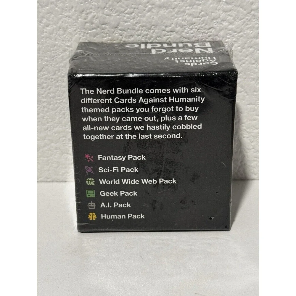 Cards Against Humanity Nerd Bundle - 6 Themed Packs Plus Bonus NEW SEALED